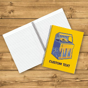 Retro-Jukebox Notizbuch