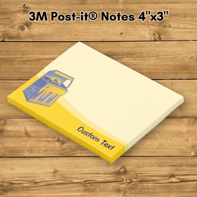 Retro Jukebox Post-it Klebezettel (Von Creator hochgeladen)