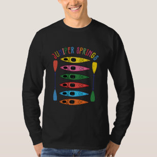 Retro Juniper Springs Kayaking T - Shirt
