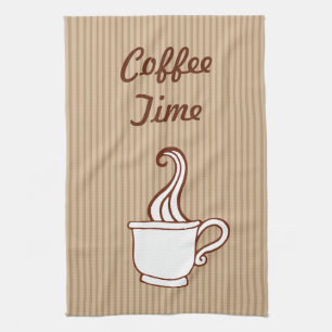 Retro-Kaffee-Liebhaber-Küchenhandtuch-Geschenk Küchentuch