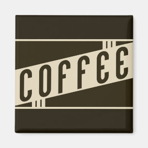 Retro Kaffee Magnet
