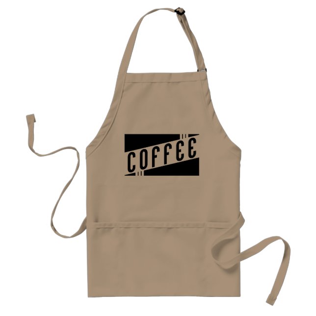 Retro Kaffee Schürze (Vorne)