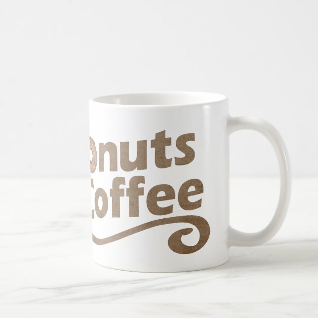 Retro Kaffee u. Schaumgummiringe Tasse (Rechts)