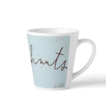 Retro-Kaffee und Orange-Glazed-Doughnut-Tasse