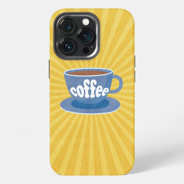 Retro-Kaffeedesign Case-Mate iPhone-Hülle iPhone Hülle (Hinten)