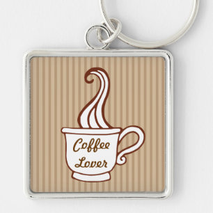 Retro-Kaffeeliebhaber-Schlüsselanhänger Schlüsselanhänger