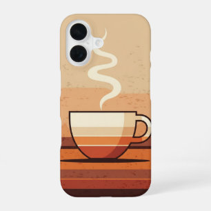 Retro-Kaffeetasse iPhone 16 Hülle