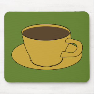 Retro Kaffeetasse mousepad