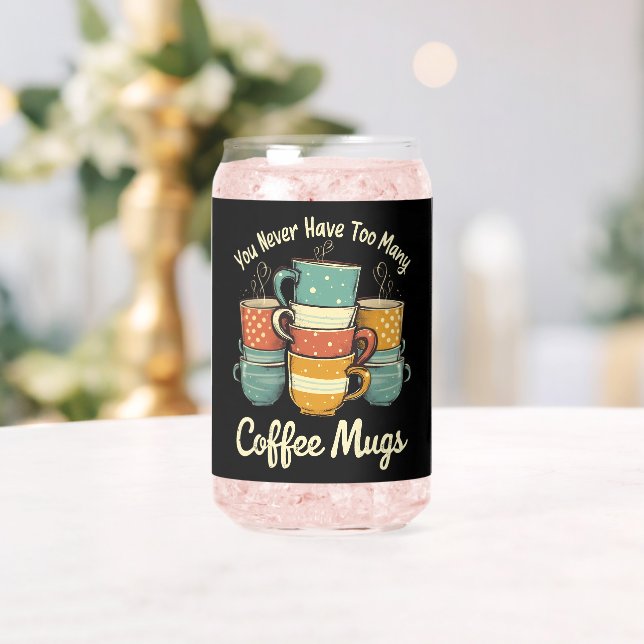 Retro-Kaffeetasse-Stack Vintage-Design Dosenglas (Insitu (Hochzeit))