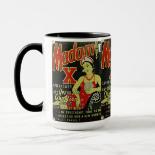RETRO-KAFFEETASSEN - MADAM X HELLSEHERIN RETRO-KUN TASSE