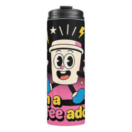 Retro-Kaffeetrinker-Thermal-TumblerThermal Tumbler Thermosbecher
