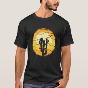 Retro-Kaktus-Blumentöpfe Süße Pflanzen Gärtnerei T-Shirt