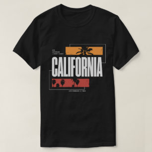 Retro Kalifornien Westküste Los Angeles Palmen T-Shirt