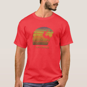 Retro Kalymnos Griechenland Boulderfan Familie T-Shirt