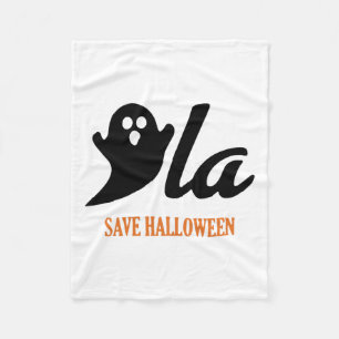 Retro Kamala Harris Halloween 2024 Comma La Ghost Fleecedecke