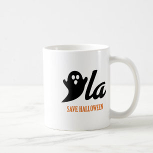 Retro Kamala Harris Halloween Comma La Ghost Pumpk Kaffeetasse