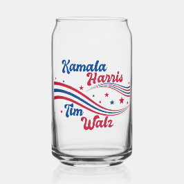 Retro Kamala Harris Tim Walz Niedliche Wahl Dosenglas