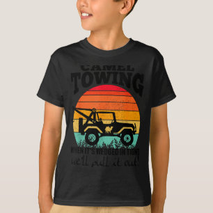 Retro-Kamel Abschleppdienst Sarkastische Zitate Le T-Shirt