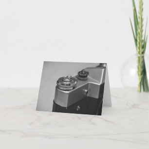Retro-Kamera Dankeskarte
