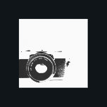 Retro-Kamera Fotograf Kunst Leinwanddruck<br><div class="desc">Zeigen Sie diese Retro-Kamera in Ihrer Zuhause-Galerie für ein schicke,  modernes Stück. Mit einer klassischen beruflichen Handfilm-Kamera.</div>