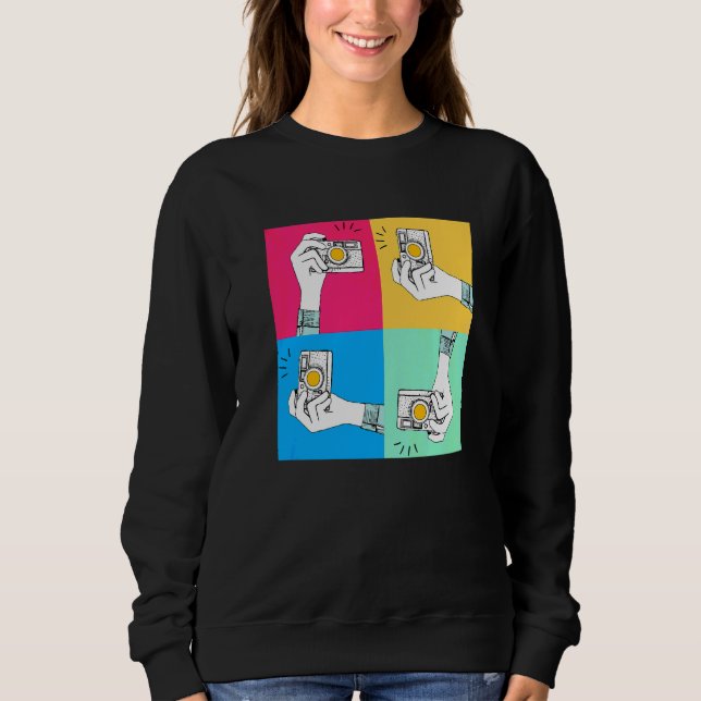 Retro-Kamera-Fotografie  Foto machen Sweatshirt (Vorderseite)