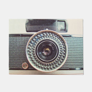 Retro Kamera Fußmatte