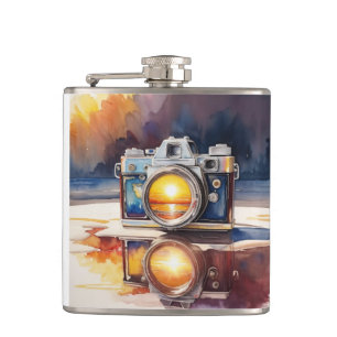 Retro-Kamera in Ihrer Tasche #1 Flachmann