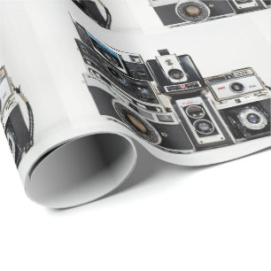 Retro-Kamera-Kollektion Geschenkpapier