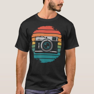 Retro-Kamera-Liebhaber Fotografie Fotograf Männer  T-Shirt