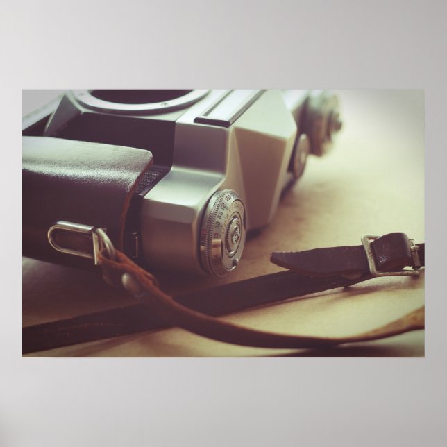 Retro-Kamera Poster (Vorne)