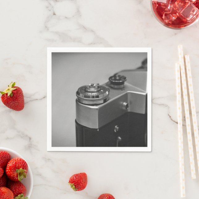 Retro-Kamera Serviette (Beispiel)