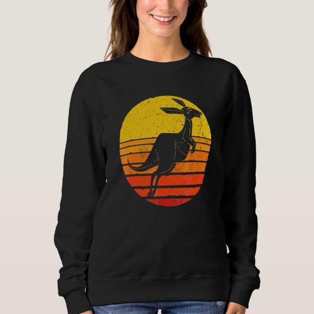 Retro-Känguru Sweatshirt (Vorderseite)