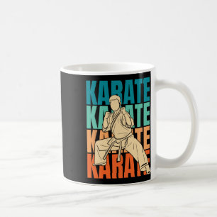 Retro Karate Fighter - Martial Arts Vintag Karate Kaffeetasse