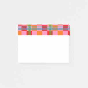 Retro Karo Post-it Klebezettel