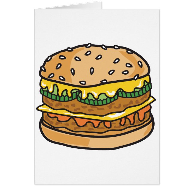 Retro-Käse-Hamburger (Vorne)