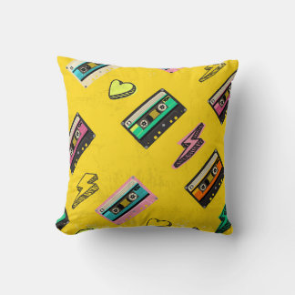 Retro-Kassette: 80er-Liebesparty-Design Kissen