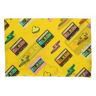 Retro-Kassette: 80er-Liebesparty-Design Kissenbezug