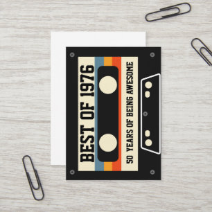 Retro-Kassette "Best Of" Visitenkarte