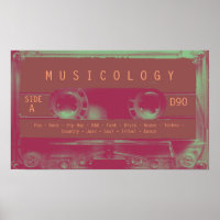 Retro-Kassette für Vintage Audiostile