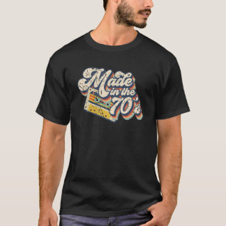Retro-Kassette hergestellt in den 70er Jahren Gebo T-Shirt