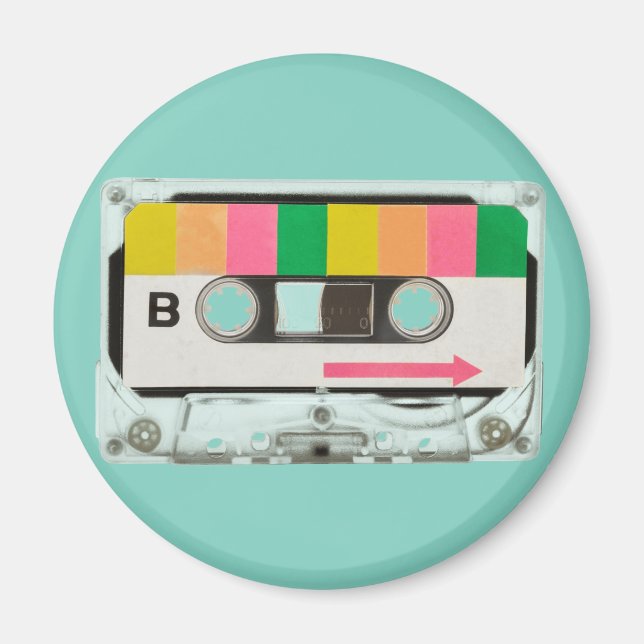 Retro-Kassette Magnet (Vorne)