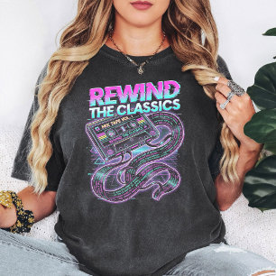 Retro-Kassette Mixtape Vaporwave T-Shirt