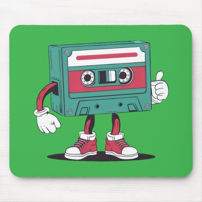 Retro-Kassette. Mousepad (Vorne)