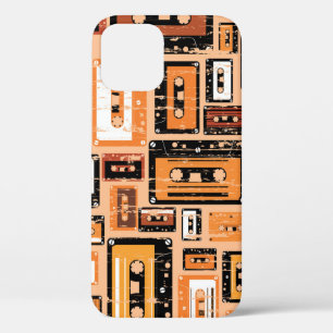 Retro-Kassette Nahtloses Muster Case-Mate iPhone Hülle