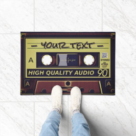 Retro-Kassette Pop Art Fußmatte