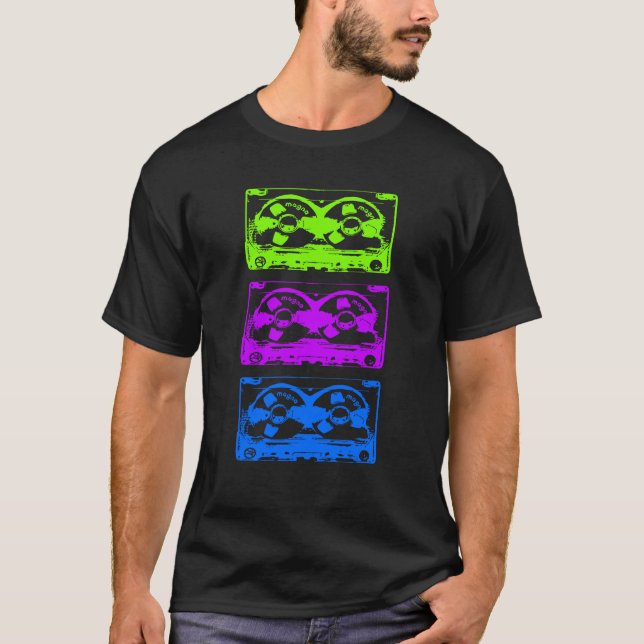 Retro-Kassette T-Shirt (Vorderseite)