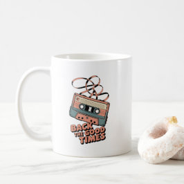 Retro-Kassette – „Zurück zu den guten Zeiten“ Vin Kaffeetasse