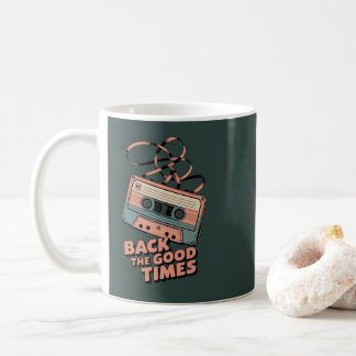 Retro-Kassette – „Zurück zu den guten Zeiten“ Vin Kaffeetasse