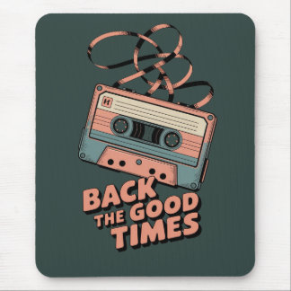 Retro-Kassette – „Zurück zu den guten Zeiten“ Vin Mousepad