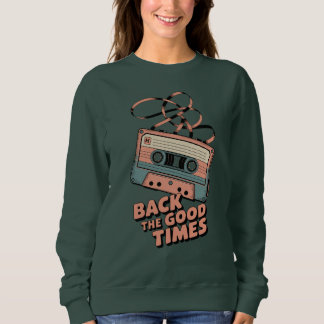 Retro-Kassette – „Zurück zu den guten Zeiten“ Vin Sweatshirt